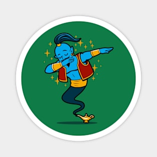 Funny Dabbing Genie Fantasy Magic Cartoon Magnet